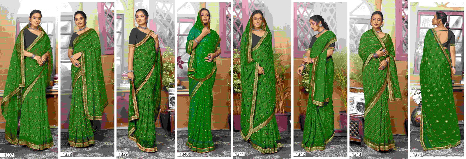 Gajban By Vallabhi Daily Wear Printed Georgette Sarees Wholesale Shop in Surat